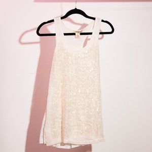 Extra Long Arden B Sequin Tank